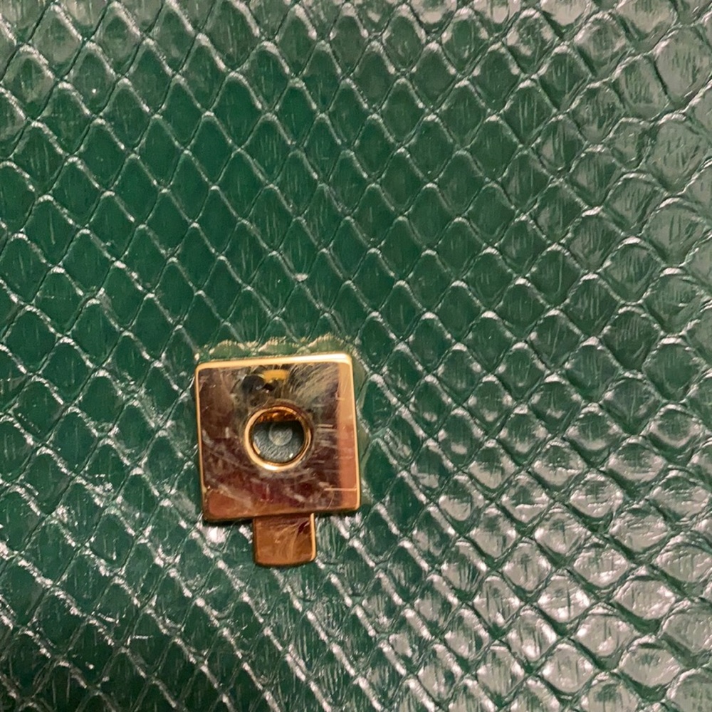 Gucci Rajah Green Genuine Python Bag - Picture 11 of 15